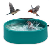IDUNSEED front view of heated chicken waterer showing durable design and capacity