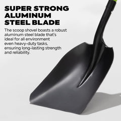 IDZO handle ergonomic EPE D-grip on fiberglass shaft for comfortable, insulated hold