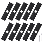 iGreely front pack view showing ten replacement edger blades and label benefit