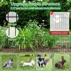 iGreely sharp bottom edge detail for easy no-dig insertion and stable ground grip