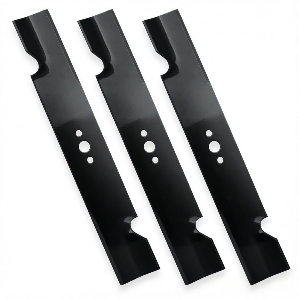 ILONPA front view of 48-inch blade set showing fitment labels and benefit durable replacement