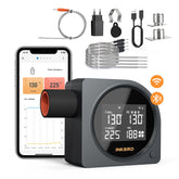 Inkbird front panel and LCD showing clear temperature readouts and easy controls for monitoring