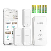 Inkbird three-pack front view showing compact sensor housings and display benefit: easy multi-zone setup