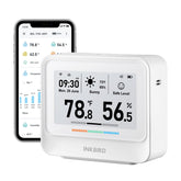 Inkbird IBS-TH5 front display showing temperature and humidity for quick reading