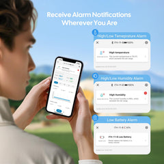 Inkbird sensor close-up revealing Swiss sensor element and accuracy benefit