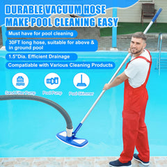 Innconee long 29.5ft hoses laid out showing versatile coverage benefit