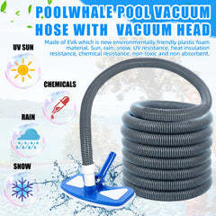 Innconee vacuum head close-up with flexible wheels for smoother cleaning