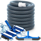 Innconee vacuum head front view showing bristles and wheels for better cleaning