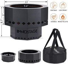 INNO STAGE packed in waterproof carrying bag for easy travel and dry storage benefit