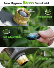 Insoma brass thread closeup highlighting leak-resistant brass inlet advantage