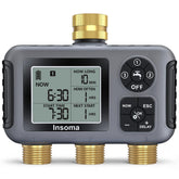 Insoma front display and brass inlet showing easy setup and durable connection