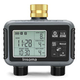 Insoma front panel with brass inlet showing clear controls and durable build