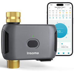 Insoma front view showing display and secure connection benefits