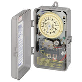 Intermatic R8816P101C front panel showing dial and switch for easy operation