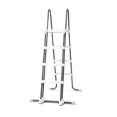 Intex 28076E front view ladder showing stable base and handrails for safe entry