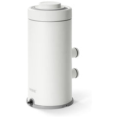 INTEX bomba frontal mostrando diseño compacto y beneficios de instalación rápida