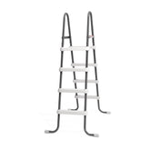 Intex front view full ladder showing stable platform and access benefit