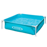 Intex front view of mini pool showing safe shallow design and easy setup