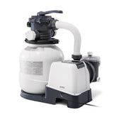 INTEX pump front view showing compact design and reliable filtration benefit