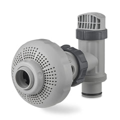 Intex plunger valve close-up with O-ring for leak-free inlet operation and reliable sealing
