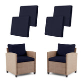IntoBox front view of four cushion covers showing coordinated set and protection