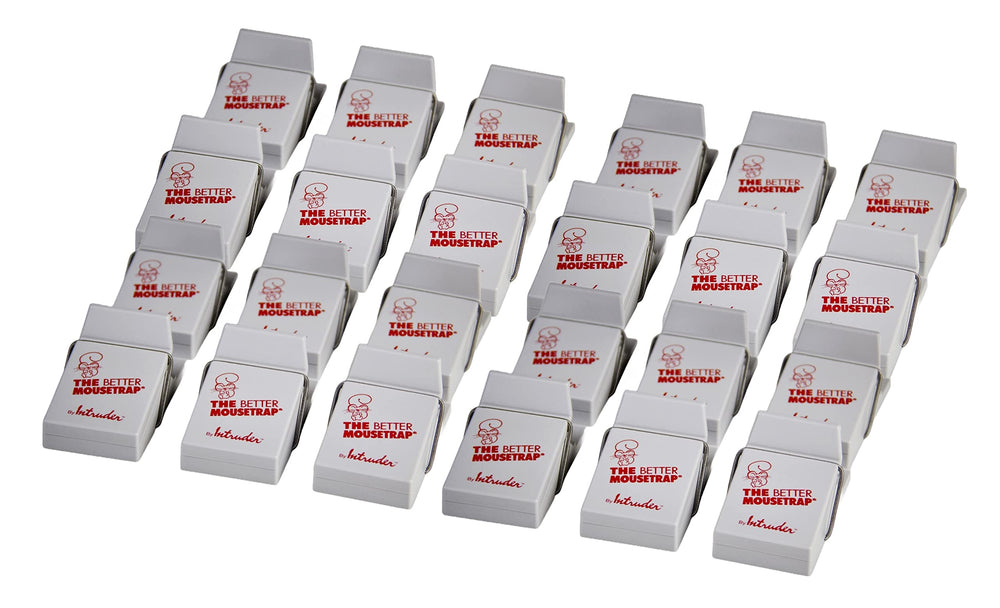 INTRUDER front pack view showing 24 traps and clear benefits