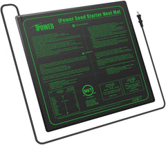 iPower in use with seed trays warming seedlings to improve germination benefit