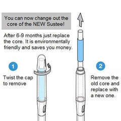 IPPINKA replacement insert installed in a Sustee stick for accurate sensing