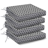 IPYNBAP front view of black geometry cushion showing style and comfort