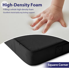 IPYNBAP hidden zipper and carry handle detail for easy cleaning and transport