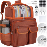 ITHWIU front view packed backpack showing organized storage and ease of transport