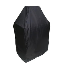Izzybang front view of tall fireplace cover showing full fit and protection