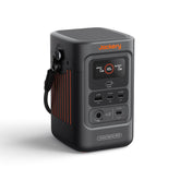 Jackery Explorer 240D front panel showing display and controls for easy monitoring