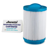 Jacuzzi 6473-157J front view showing cartridge fit and clear labeling for easy replacement