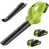 JAGROM front view of cordless blower showcasing compact design and power