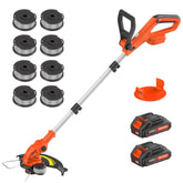 JAGROM front view of orange trimmer showing overall design and portability