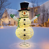 JALUNIVERSAL TRI front view showing full 48-inch snowman and festive details