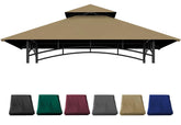 JANCANOPY front view of replacement 5x8 ft canopy top showing full coverage benefit