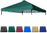 JANCANOPY front view of forest green top showing clean coverage and instant shade