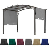 JANCANOPY front view showing full 208x85 inch cover and even shade