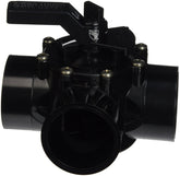 Jandy NeverLube 4717 front view showing CPVC body and three ports for leak-free control