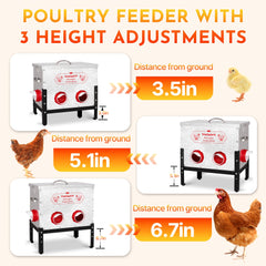 Jdooqee locking lid close-up securing feed from pests and keeping food safe