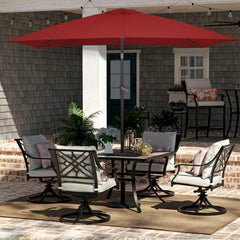 JEAREY umbrella ribs and pole joint demonstrating sturdy frame support