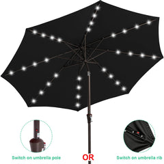 JEAREY solar panel top detail showing charging surface for night lighting benefit