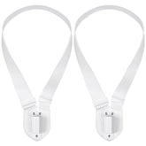 Jecery front view white harness showing clean design and secure wearability