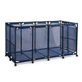 JEFEE front view of rolling pool storage cart showing large capacity benefit