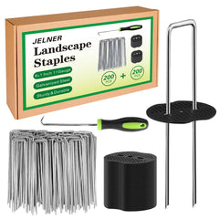 JELNER front packaging showing 200 stakes and accessories for reliable supply