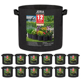 JERIA front packaging showing 12-pack and durable 20-gallon benefit
