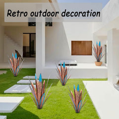 Jesokiibo assembled side profile on lawn showing weatherproof design for year-round display