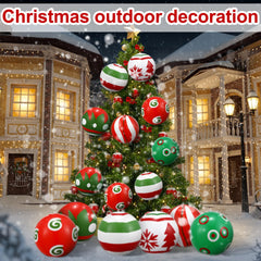 Jetec ornament hung on tree branch adding instant colorful cheer